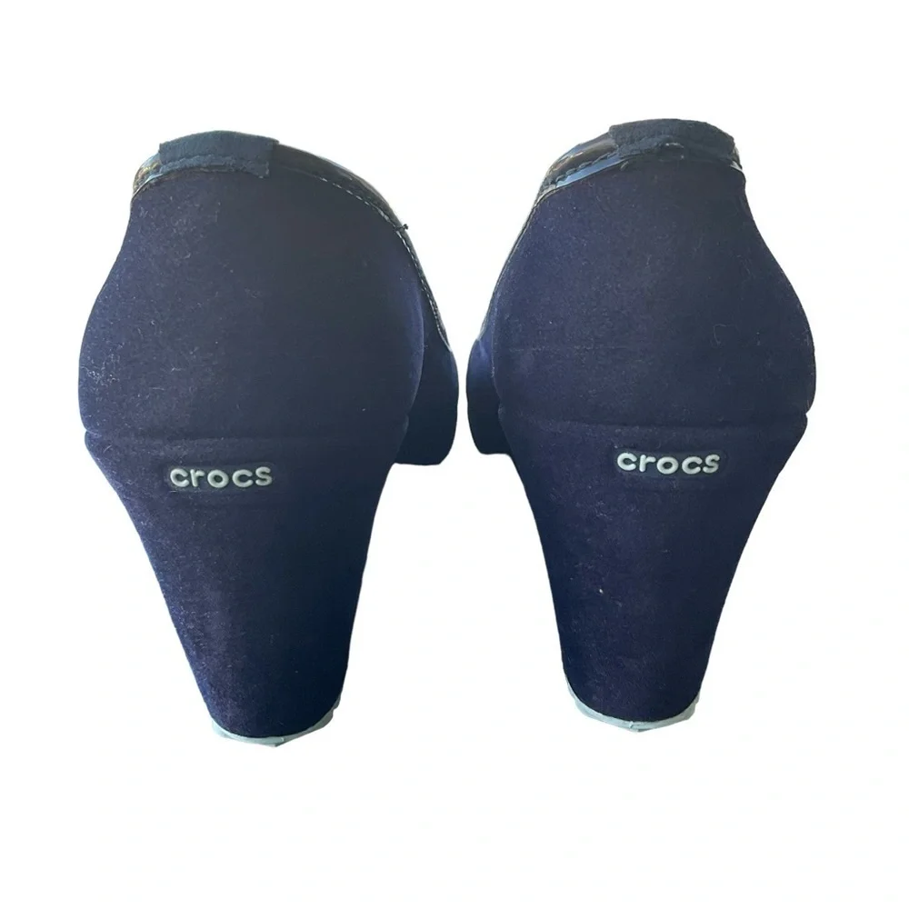 CROCS blue velvet